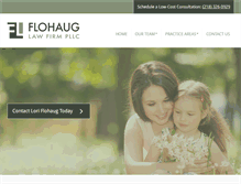 Tablet Screenshot of flohauglaw.com